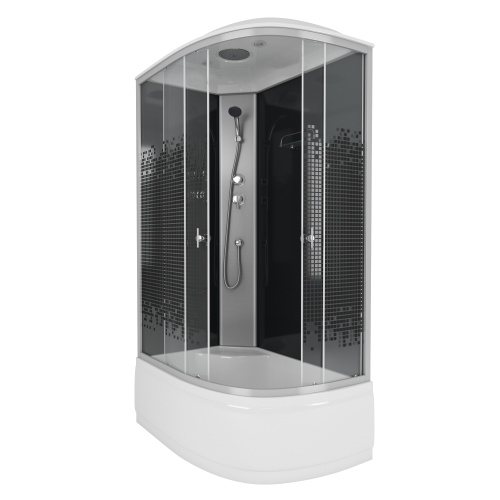 Душевая кабина Niagara Eco 7510L 120х80 асимметричная с крышей - фото 2