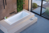 Ванна из искусственного камня Taliente Arco AR18070SS 180х70 пристенная прямоугольная с ножками