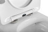 Унитаз подвесной BelBagno UNO BB7306CHR/SC белый с сиденьем микролифт безободковый каскадный смыв