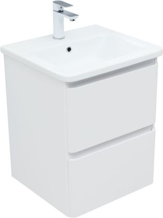 Тумба под раковину Aquanet Эмбер 00330463 50х40 подвесная цвет белый