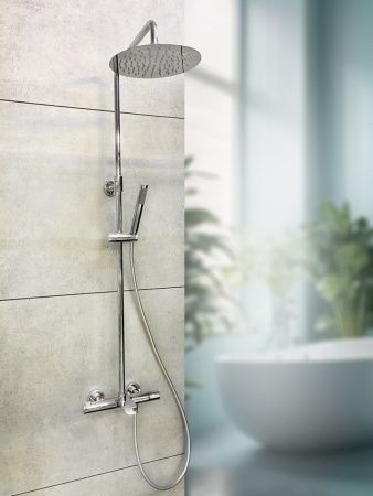 Душевая стойка AltroBagno Costanza AltroBagnoCostanza030412Cr настенная цвет хром