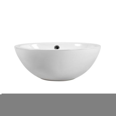 Раковина из сантехнического фарфора Aquatek AQ5354-00 40х40 накладная цвет белый без отверстий под смеситель