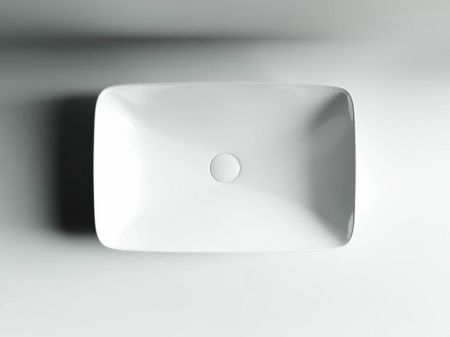 Раковина из сантехнического фарфора Ceramica Nova FORM CN2003 60х40 накладная цвет белый