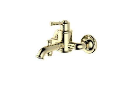 Смеситель для ванны Aquatek КЛАССИК AQ1540PG настенный золото