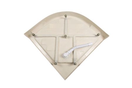 Душевая кабина AvaCan L908GM 80х80 четверть круга с крышей ориентация универсальная