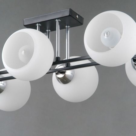 Люстра потолочная Illumico IL0791-6CSQ-25 BK CR TRENTO