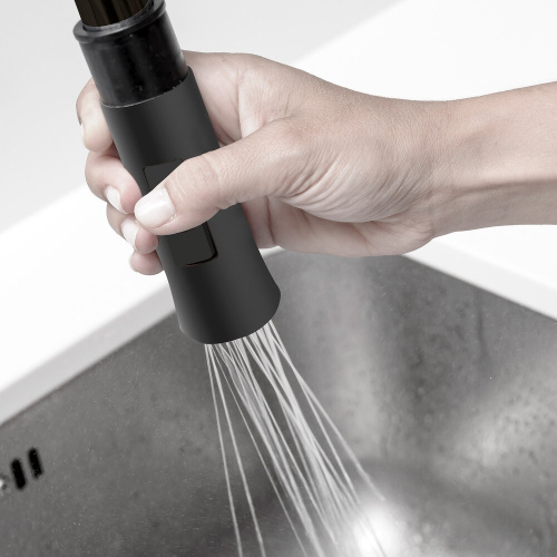 Смеситель для кухни Clever CHEF BLACK 61834 на раковину черный - фото 4