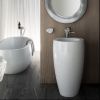 Раковина керамическая Laufen Alessi One 8.1197.1.400.104.1 50 см напольная цвет белый 1 отверстие под смеситель