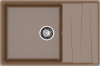 Кухонная мойка Granfest Level LV-760L терракот 76х50 цвет коричневый поверхность матовая