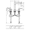 Смеситель Hansgrohe Metropol 32515700 на раковину белый