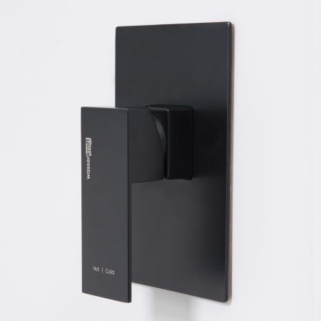 Смеситель для душа Wasserkraft Abens 2000 2051 встраиваемый в стену черный