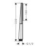 Душевая лейка Hansgrohe Rainfinity 26866000 цвет хром