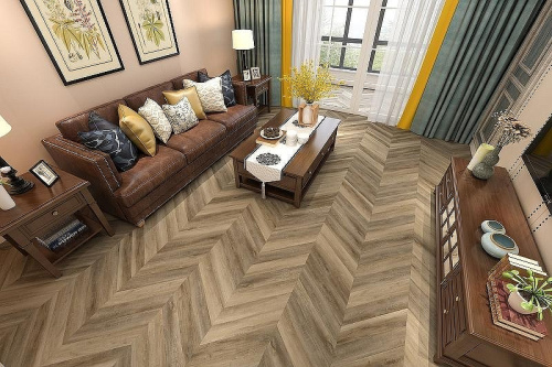 Кварцвиниловая плитка Damy Floor CHEVRON LVT DF06-Ch-LVT Амбуаз - фото 5