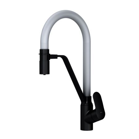 Смеситель для кухни Am.Pm Like F8007825 на мойку черный/серый