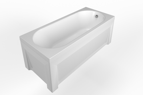 Ванна акриловая Timo ROHA ROHA1370 130х70 пристенная прямоугольная без каркаса - фото 3