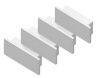 Заглушка (4 шт.) Ambrella Light Alum Profile (Алум Профиле) GP8400