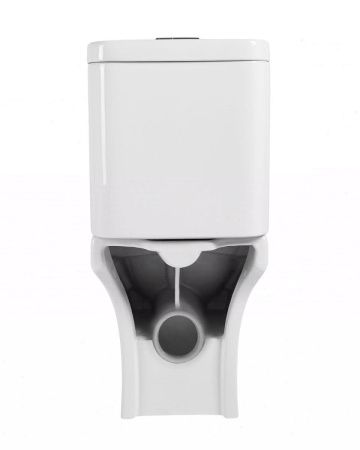 Унитаз напольный с бачком Agger AT04000 белый с сиденьем микролифт безободковый смыв торнадо