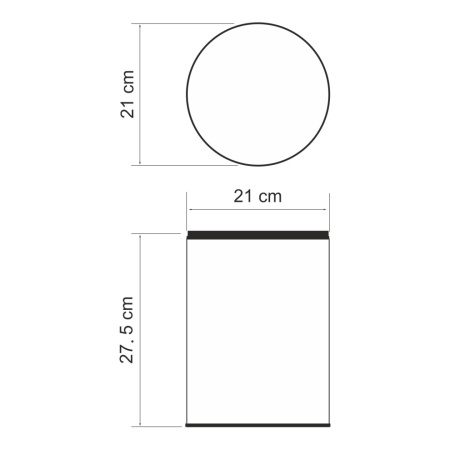 Ведро мусорное WasserKRAFT 625