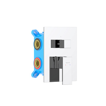 Смеситель для ванны Aquatek ЛИБРА AQ1647CR встраиваемый в стену хром без термостата