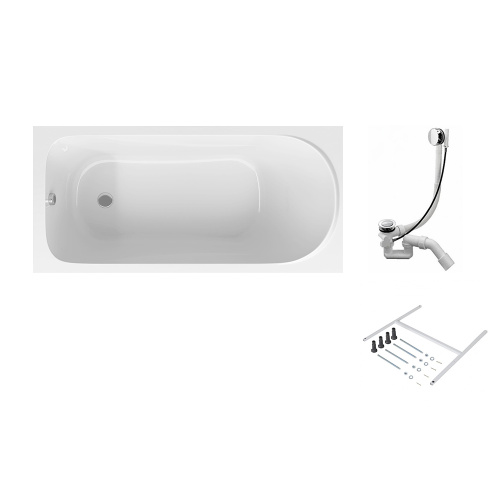 Ванна акриловая Am.Pm Sense W75A-170-070W-KL 170х70 пристенная прямоугольная - фото 2