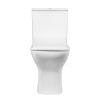 Унитаз напольный с бачком Bond Cube F09-00 белый с сиденьем безободковый душевой смыв