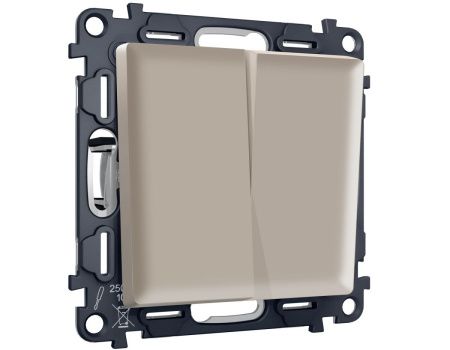 Комплект механизма 2-клавишного перекрестного выключателя 10A-250V Ambrella Volt MA MA363030