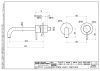 Смеситель для раковины Oioli Micro MIEL102RO/C04 встраиваемый в стену никель