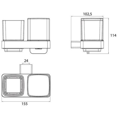 Дозатор Emco Loft 0531 001 01