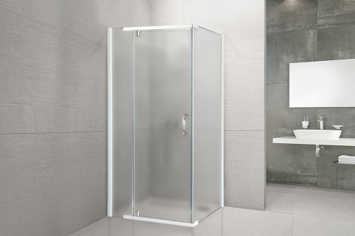 Душевой уголок Royal Bath HPVD RB1110HPVD-C 110х100 стекло матовое профиль белый без поддона