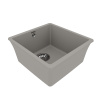 Кухонная мойка LeMark Sinara 400-u 9910063 40х42 цвет серый поверхность матовая