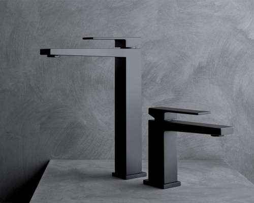 Смеситель Fiore Kube 100NN8517 на столешницу черный матовый - фото 2