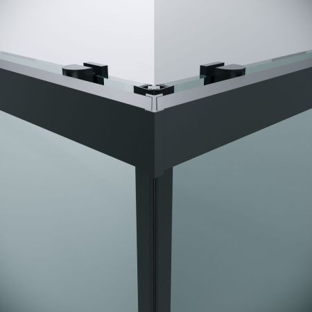 Душевой уголок Grossman Cosmo 300.K33.02.9090.21.00 90х90 стекло прозрачное профиль черный без поддона