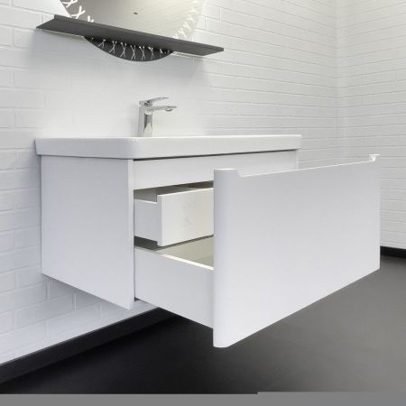 Тумба с раковиной Comforty Арзамас 00-00017884CF 80х50 подвесная цвет белый