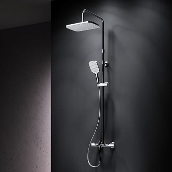 Душевая стойка Am.Pm Func F078F500 настенная цвет хром с термостатом