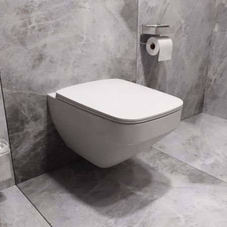 Комплект унитаз с инсталляцией с клавишей смыва с гигиеническим душем и аксессуарами для ванной комнаты Am.Pm Inspire V2.0 CK50GD