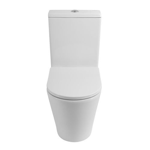 Унитаз напольный с бачком BelBagno FLAY-R BB2149CPR/SC/BB2149T белый с сиденьем микролифт безободковый каскадный смыв - фото 5