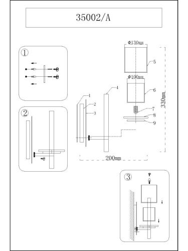 Бра Newport 35000 35002/A - фото 2