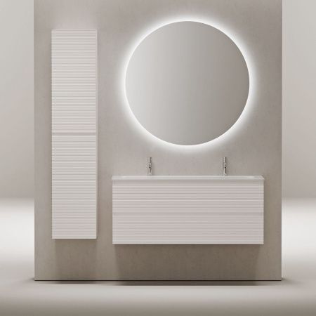 Тумба под раковину Sancos FOLK FL120W 120х40 подвесная цвет белый