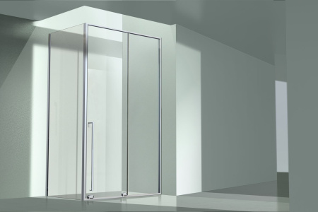 Душевой уголок Allen Brau Fantasy 3.11006.00 + 3.11014.00 120х100 стекло прозрачное профиль хром глянцевый без поддона
