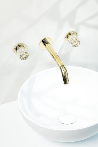 Смеситель Boheme Elegante 152-2-G-EL встраиваемый золото - фото 2