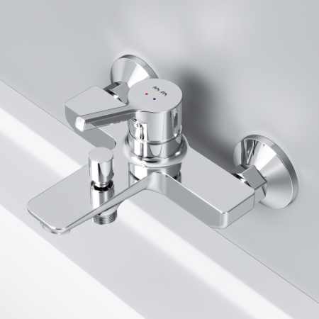 Смеситель для ванны и душа Am.Pm X-Joy S F85B10000 настенный хром без термостата