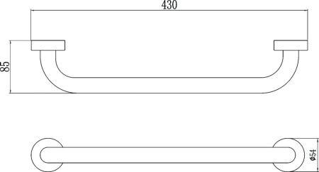 Поручень Savol S-010040
