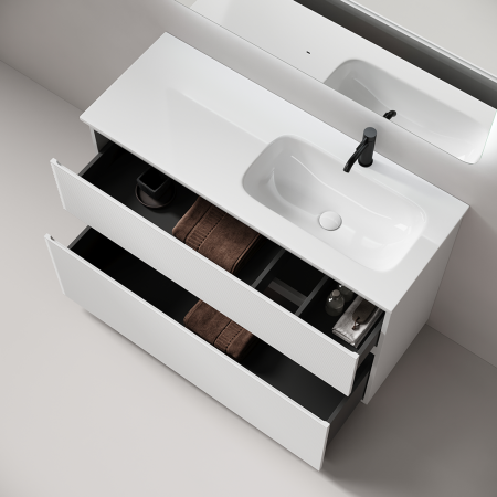 Тумба под раковину Sancos FOLK Floor FL120FRW 120х40 напольная цвет белый