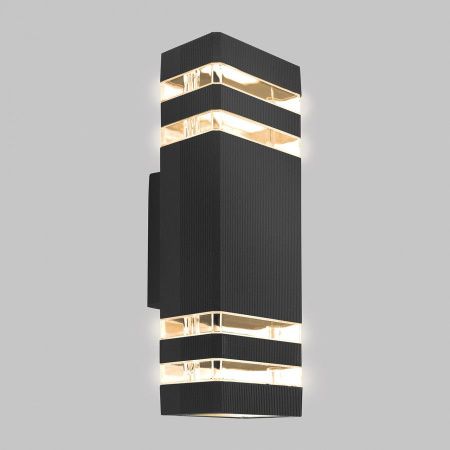 Уличный настенный светильник IMEX Porta (Порта) IL.0014.0024-2-BK