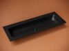 Раковина из сантехнического фарфора Ceramica Nova GRACE CN7017MB 120х50 накладная цвет черный 1 отверстие под смеситель