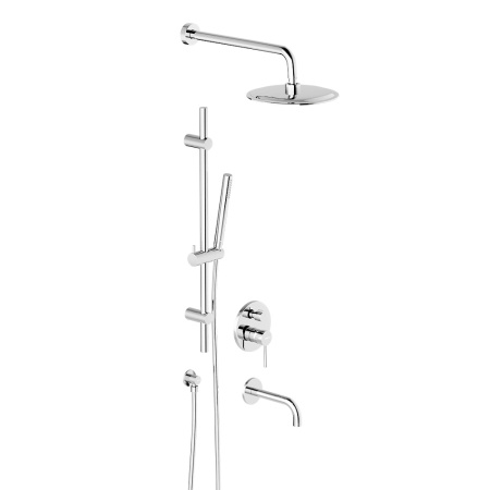 Душевая система Damixa Scandinavian Pure 936540000 встраиваемая в стену