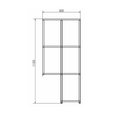 Стеллаж Comforty Порто 00-00000829CF