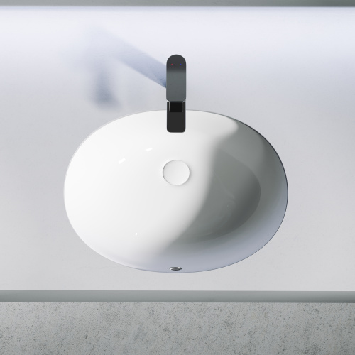 Раковина Ceramica Nova ELEMENT 52 см CN6076 встраиваемая цвет белый - фото 4