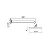 Верхний душ Webert AC0013560METAL черный