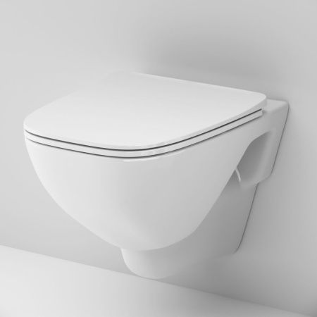 Унитаз подвесной Am.Pm X-Joy C851701SC белый с сиденьем микролифт безободковый каскадный смыв